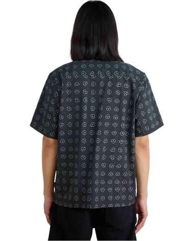CARHARTT CAMISA A CUADROS DE MANGA CORTA PARA HOMBRE NEGRO