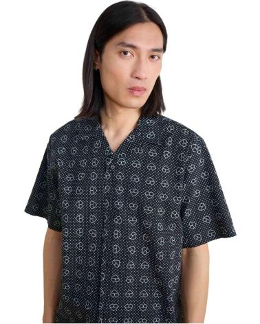 CARHARTT CAMISA A CUADROS DE MANGA CORTA PARA HOMBRE NEGRO
