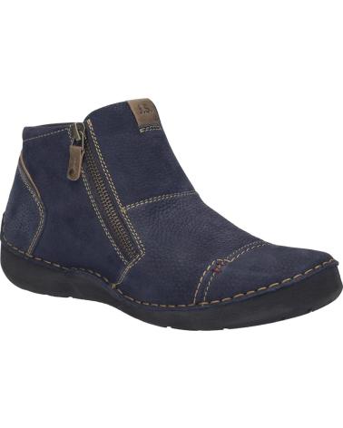 BOTAS JOSEP SEIBEL FERGEY46 PIEL CREMALLERA MUJER AZUL