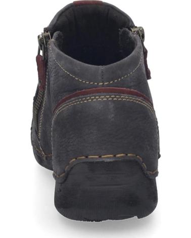 BOTAS JOSEP SEIBEL FERGEY46 PIEL CREMALLERA MUJER NEGRO