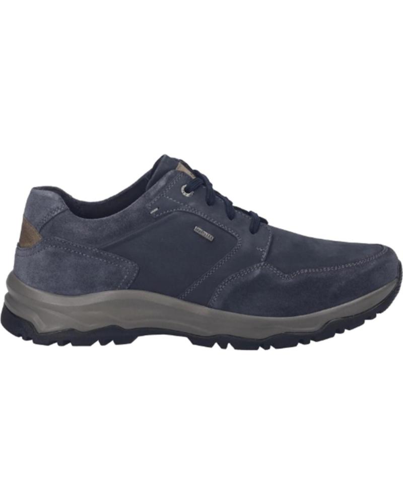 ZAPATOS VESTIR JOSEP SEIBEL LEROY-58 NUBUCK AZUL HOMBRE AZUL