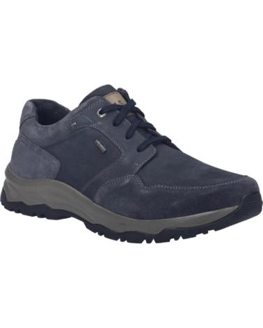 ZAPATOS VESTIR JOSEP SEIBEL LEROY-58 NUBUCK AZUL HOMBRE AZUL