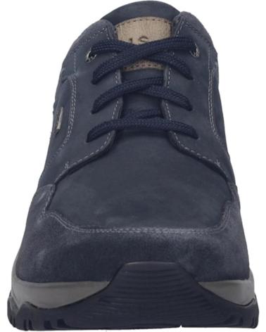 ZAPATOS VESTIR JOSEP SEIBEL LEROY-58 NUBUCK AZUL HOMBRE AZUL
