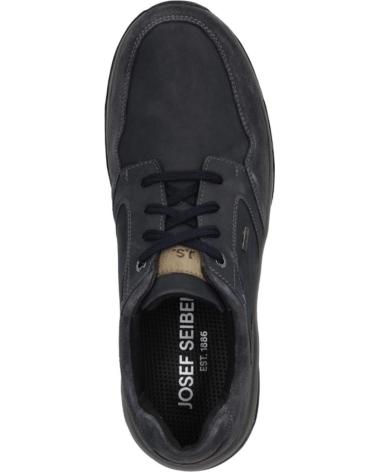 ZAPATOS VESTIR JOSEP SEIBEL LEROY-58 NUBUCK AZUL HOMBRE AZUL