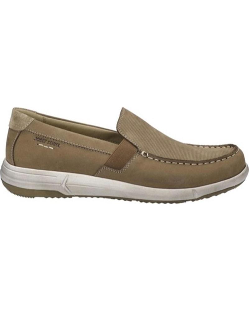 MOCASINES JOSEP SEIBEL ENRICO-31 PARA HOMBRE EN NUBUCK BEIGE BEIG