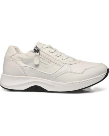 ZAPATILLAS CASUAL JOSEP SEIBEL ELLI-06 DE PIEL BLANCA PARA MUJER CON CREMALLERA BLANCO