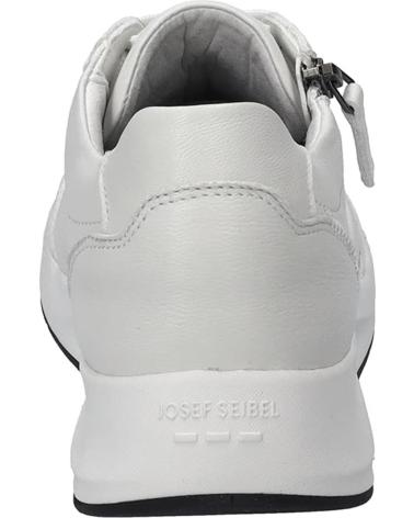 ZAPATILLAS CASUAL JOSEP SEIBEL ELLI-06 DE PIEL BLANCA PARA MUJER CON CREMALLERA BLANCO