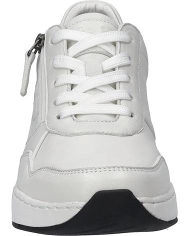 ZAPATILLAS CASUAL JOSEP SEIBEL ELLI-06 DE PIEL BLANCA PARA MUJER CON CREMALLERA BLANCO
