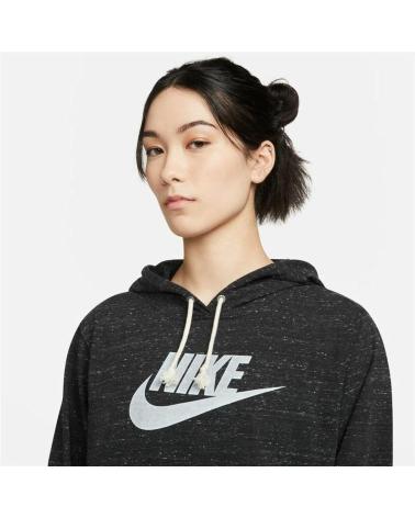 NIKE SUDADERA SPORTSWEAR GYM VINTAGE ZIP NEGRO