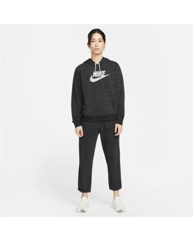 NIKE SUDADERA SPORTSWEAR GYM VINTAGE ZIP NEGRO