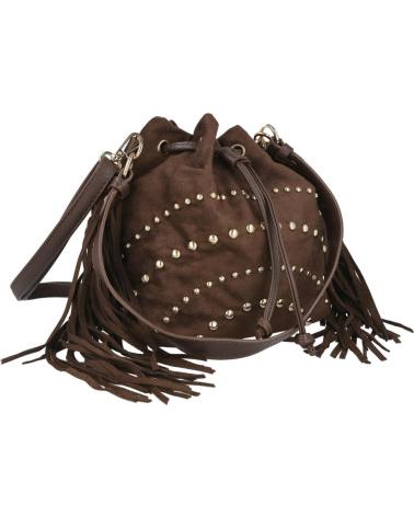 BUBBLE BOBBLE JYL68043 BOLSO BOMBONERA MUJER CAFE