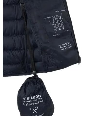 SILBON CHALECO 133681 EN AZUL PARA HOMBRE GRIS OSCURO