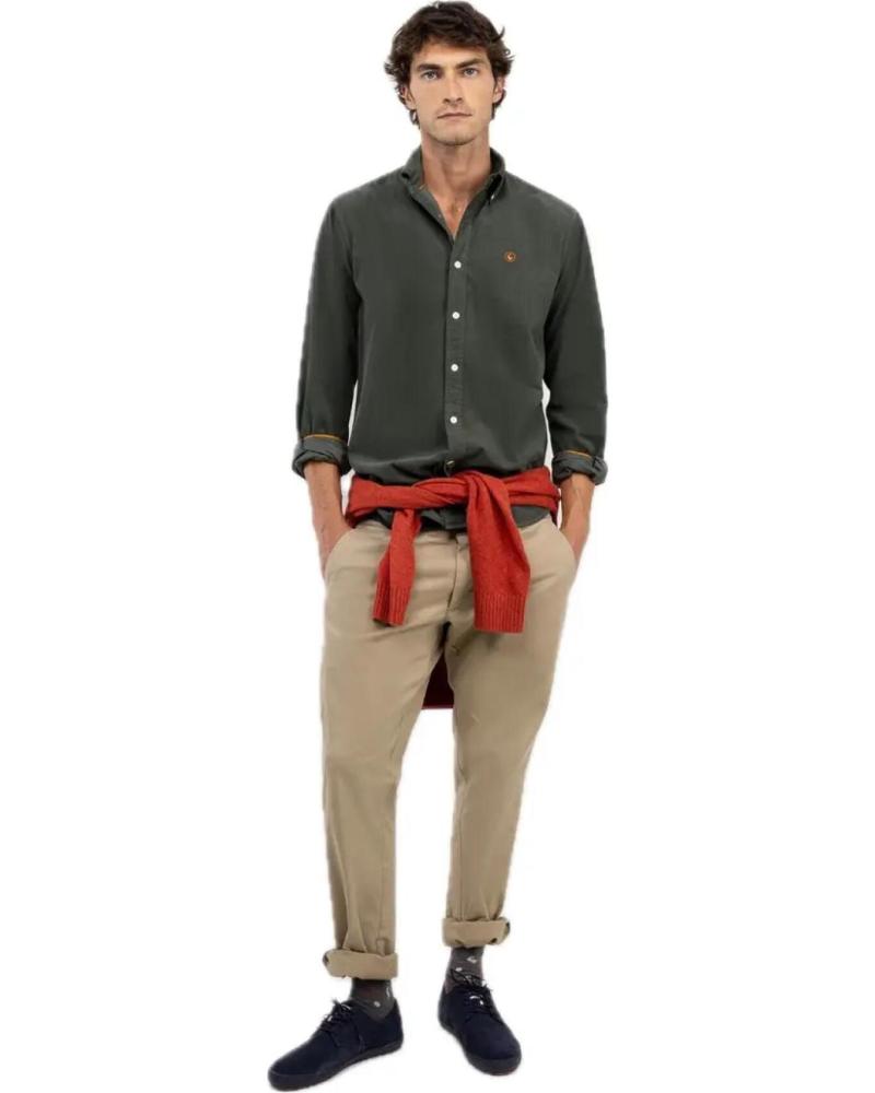 EL GANSO CAMISA HOMBRE 1050W250035 VERDE
