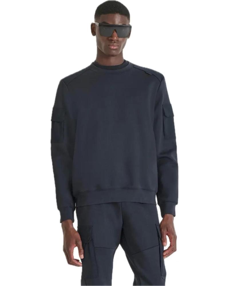 ANTONY MORATO SUDADERA HOMBRE MMFL01097 MARINO AZUL