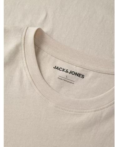 JACK AND JONES CAMISETA JACK JONES JJBRAT TEE SS CREW NECK – MOONBEAM BEIGE