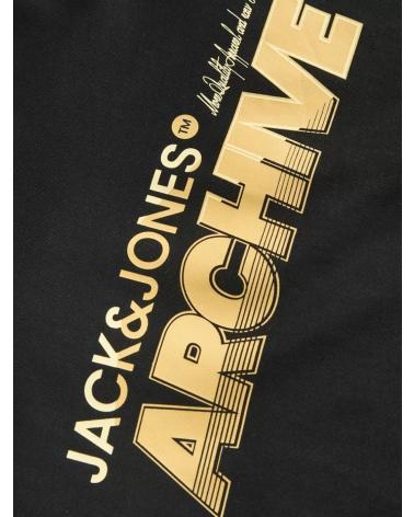 JACK AND JONES CAMISETA JACK JONES JJBRAT TEE SS CREW NECK NEGRO