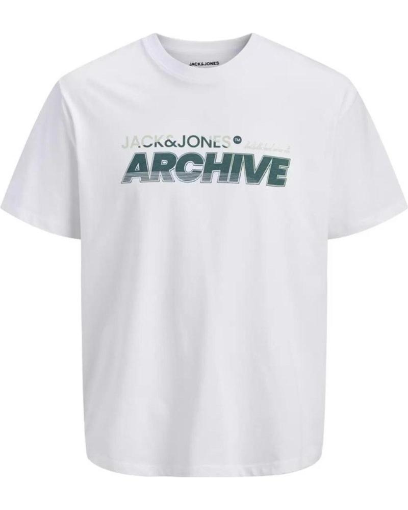 JACK AND JONES CAMISETA JACK JONES JJBRAT TEE SS CREW NECK PARA HOMBRE BLANCO