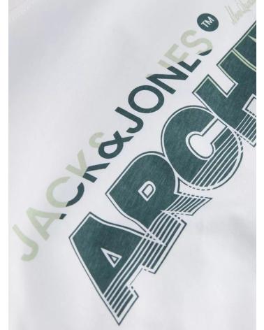 JACK AND JONES CAMISETA JACK JONES JJBRAT TEE SS CREW NECK PARA HOMBRE BLANCO