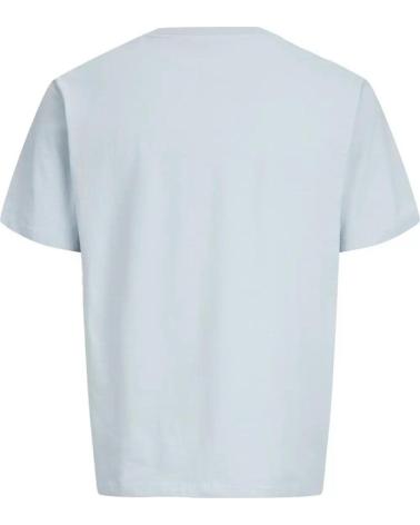 JACK AND JONES CAMISETA JACK JONES JJBRAT TEE SS CREW NECK CELESTE AZUL