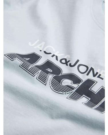 JACK AND JONES CAMISETA JACK JONES JJBRAT TEE SS CREW NECK CELESTE AZUL