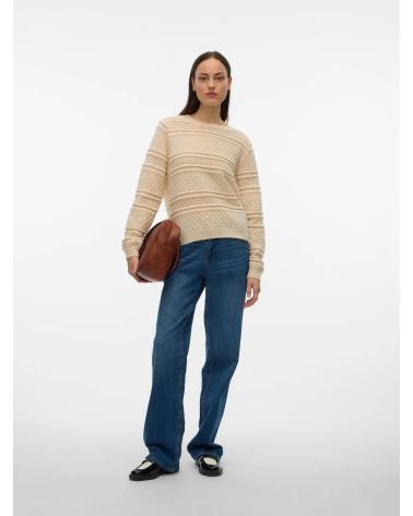 VERO MODA JERSEY MUJER 10331890 BEIG CLARO