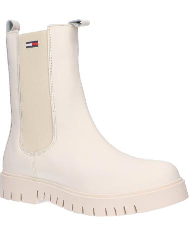 Botas de Mulher TOMMY HILFIGER EN0EN01990 LONG CHELSEA BOOT YBI IVORY