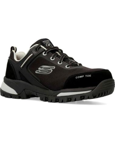 SKECHERS SNEAKERS HOMBRE GATLON - STRIGAX -GRIS NEGRO