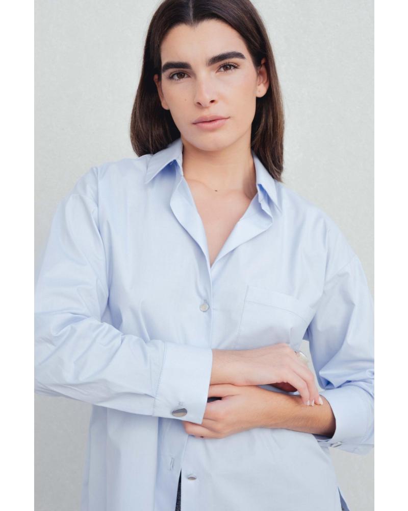 PUNTOSALAO CAMISA OVERSIZE POPELIN VARIOS COLORES