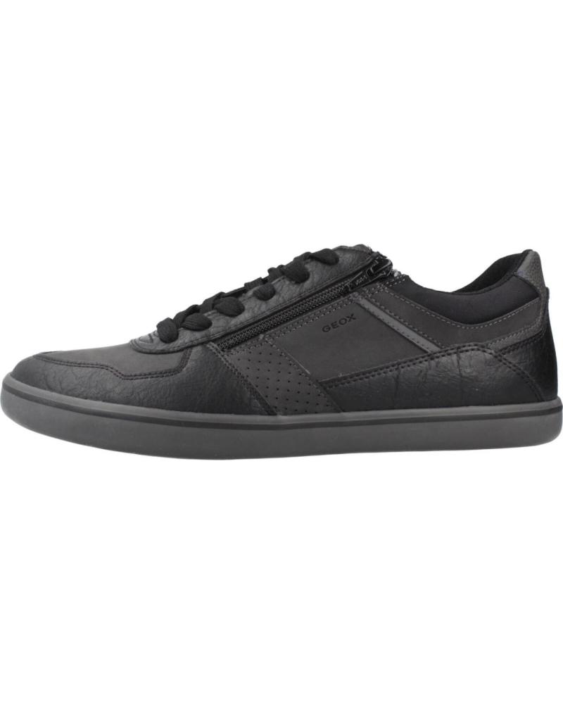 GEOX ZAPATILLAS HOMBRE MODELO U ELVER COLOR NEGRO C9999