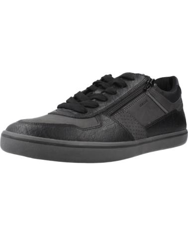 GEOX ZAPATILLAS HOMBRE MODELO U ELVER COLOR NEGRO C9999