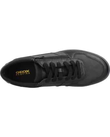 GEOX ZAPATILLAS HOMBRE MODELO U ELVER COLOR NEGRO C9999