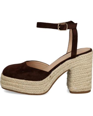 BUBBLE BOBBLE 6106 ZAPATOS TACON ESPARTO MUJER MARRON
