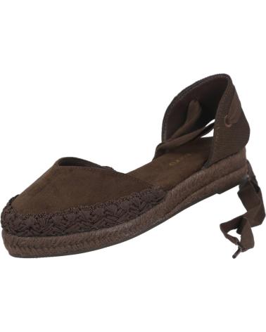 BUBBLE BOBBLE 6018 ALPARGATAS DE CINTAS PLANAS MUJER CAFE