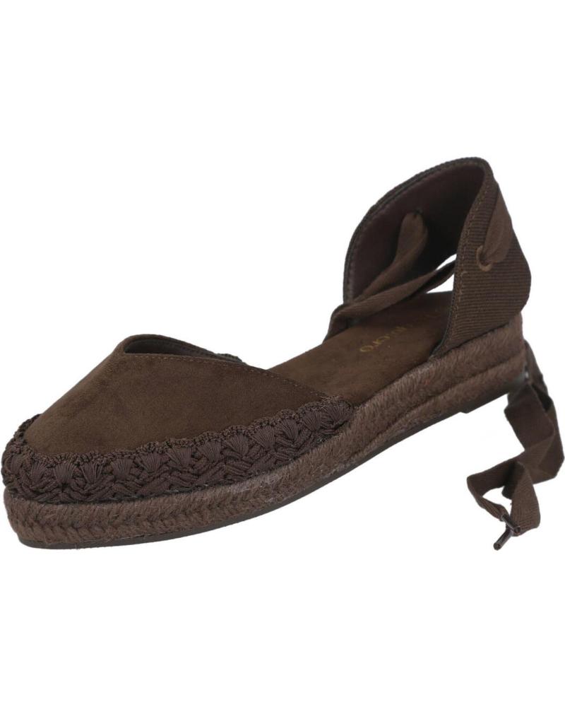 BUBBLE BOBBLE 6018 ALPARGATAS DE CINTAS PLANAS MUJER CAFE