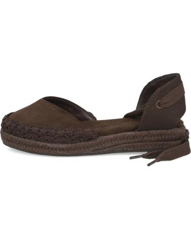 BUBBLE BOBBLE 6018 ALPARGATAS DE CINTAS PLANAS MUJER CAFE