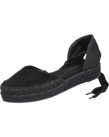 BUBBLE BOBBLE 6018 ALPARGATAS DE CINTAS PLANAS MUJER NEGRO