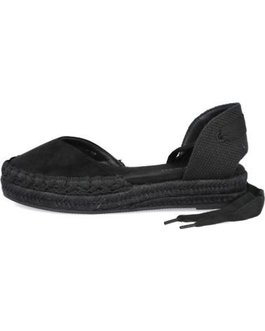 BUBBLE BOBBLE 6018 ALPARGATAS DE CINTAS PLANAS MUJER NEGRO