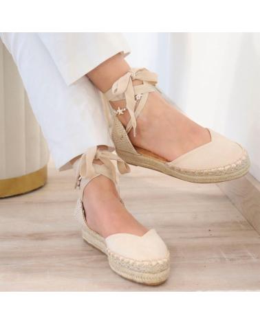 BUBBLE BOBBLE 6018 ALPARGATAS DE CINTAS PLANAS MUJER BEIGE