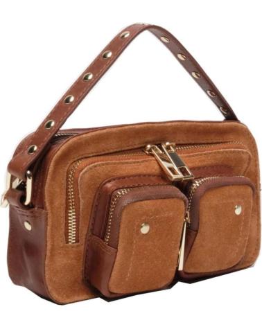 NUNOO BOLSOS MUJER MODELO HELENA MEGAH COLOR MARRON PCNBRW