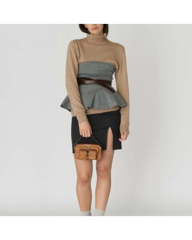 NUNOO BOLSOS MUJER MODELO HELENA MEGAH COLOR MARRON PCNBRW