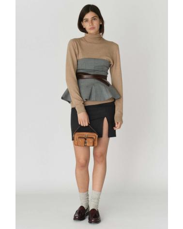 NUNOO BOLSOS MUJER MODELO HELENA MEGAH COLOR MARRON PCNBRW