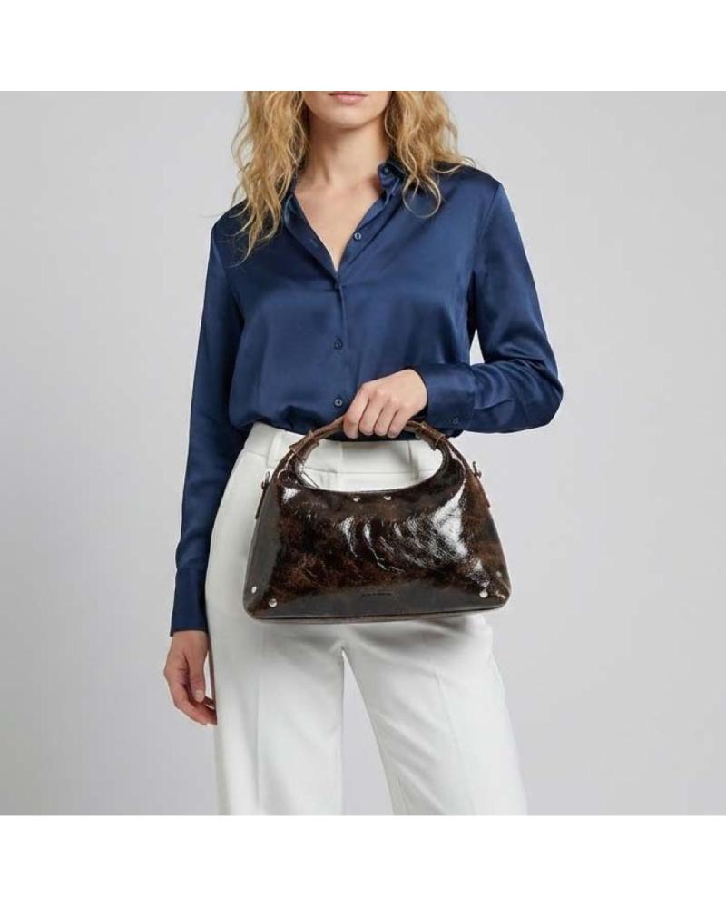 NUNOO BOLSOS MUJER MODELO DANDY PELE COLOR NEGRO BLACK