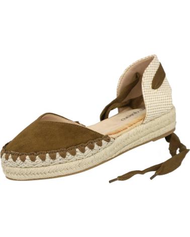 BUBBLE BOBBLE 6018 ALPARGATAS DE CINTAS PLANAS MUJER MARRON