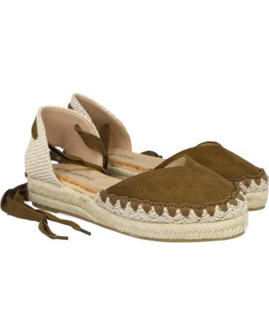 BUBBLE BOBBLE 6018 ALPARGATAS DE CINTAS PLANAS MUJER MARRON