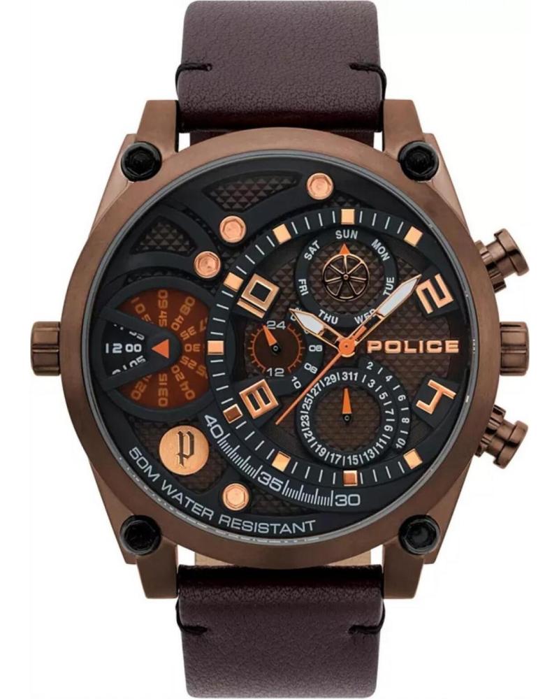 POLICE PL 15381JSBZ-03 MARRON