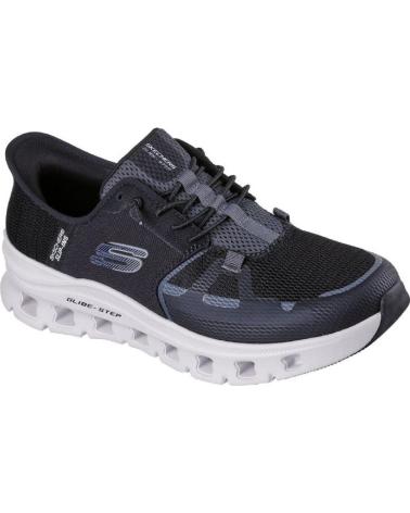 SKECHERS 232930 ZAPATILLAS CASUAL DE HOMBRE BEIGE SLIP INS NEGRO Y BLANCO