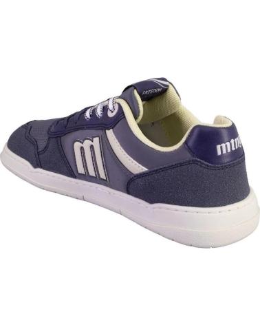 MTNG MUSTANG 84766PLITY ZAPATILLAS CASUAL DE HOMBRE BLANCO Y AZUL AZUL MARINO