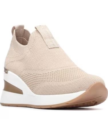 XTI ZAPATOS ZAPATOS MUJER ZAPATILLAS BAJAS MODELO 145100 COLOR B BEIGE