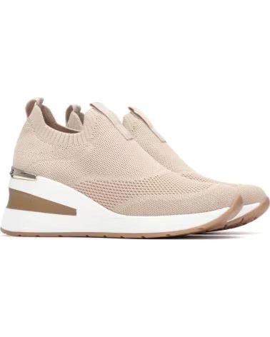 XTI ZAPATOS ZAPATOS MUJER ZAPATILLAS BAJAS MODELO 145100 COLOR B BEIGE