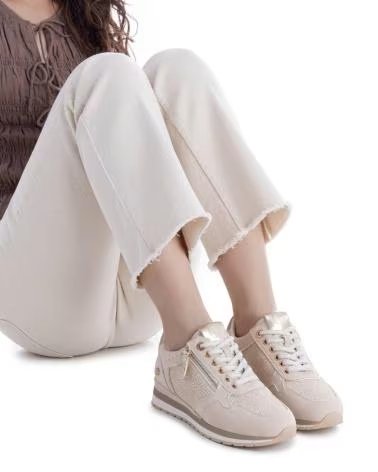 XTI ZAPATILLAS 145163- EN PARA MUJER BEIGE